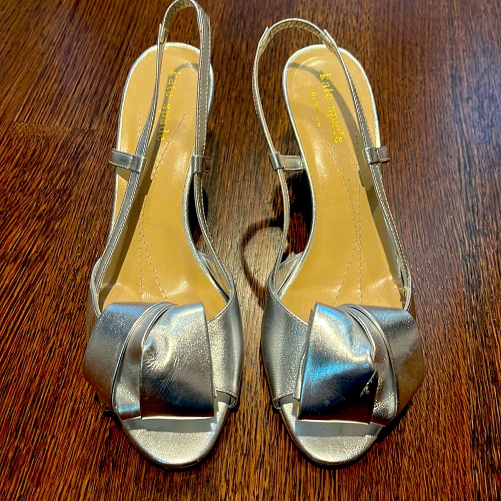 Sliver Kate Spade Heels